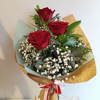 Ramo 3 rosas rojas