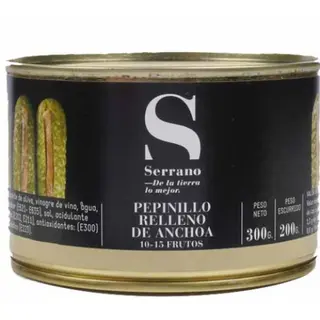 Pepinillos Rellenos de Anchoa 250 grs