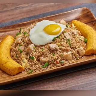 Arroz chaufa a lo pobre