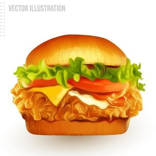 Hamburguesa M.J. con Patatas y Bebida