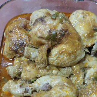 Cuarto trasero en salsa