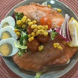 Ensalada Salmón ahumado