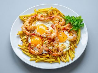 Sartenada de gambas
