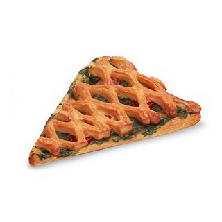 TRIANGULO DE TOMATE, QUESO Y ESPINANAS