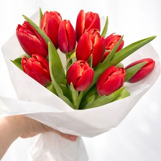 Ramo tulipanes rojos