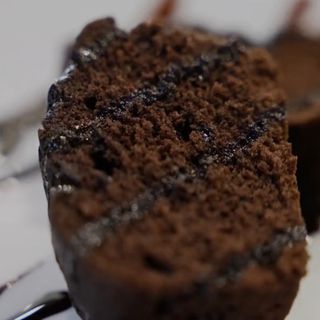 Bizcocho templado de chocolate