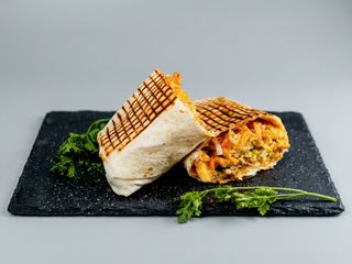 Taco De Kefta y Patatas fritas