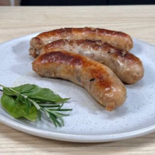 Salsiccia di maiale con contorno