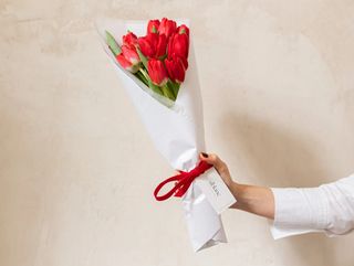 Ramo de tulipanes rojos especial San Valentín