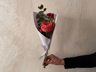 Rosa inglesa decorada
