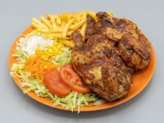 1 Pollo Asado Entero Con Patatas