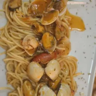 Spaghetti vongole (almejas)