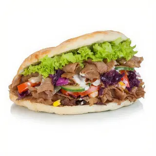 Menú Kebab Solo Carne (Grande)