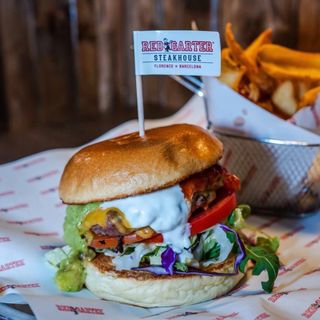 Hamburguesa Mexicana + Patatas