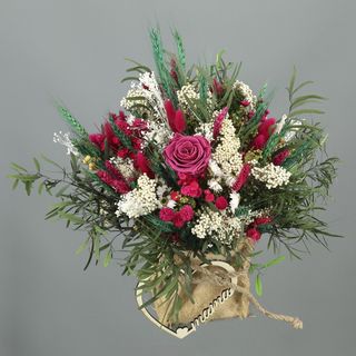 Capacito Flores Preservadas "Pink Love"