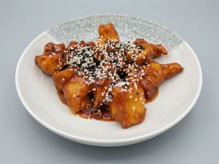 Pollo al estilo agridulce