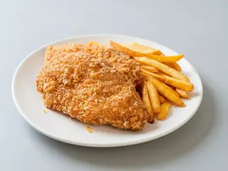 Pechuga de pollo rebozada