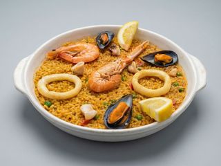 Paella de marisco