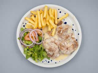 SOLOMILLO DE CERDO IN SALSA GORGONZOLA