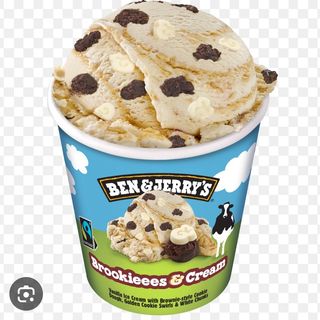 Ben & Jerry's brookiees & cream 