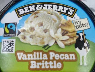 Ben jerry vainilla pecano brittle 100ml