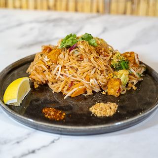 Pad Thai vegetariano, vegano o sin gluten