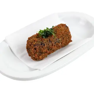 La croqueta de carbassa, espinacs i gingebre