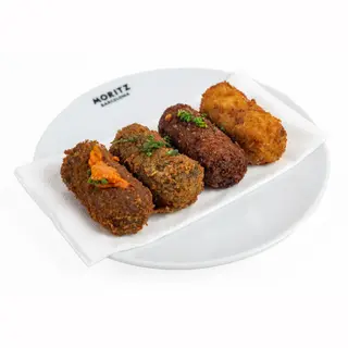 Assortiment de quatre croquetes