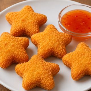 E61 Estrellas de pollo crujiente (5 Uds.)