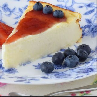 Tarta De Queso Con Arándanos