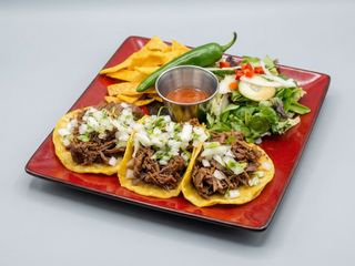 Tacos de lengua de res 