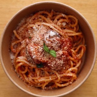 Spaghetti con polpette