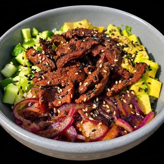 Beef Yakiniku Poke Bowl