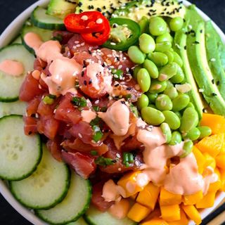 Ahi Tuna Poke (salsa ponzu)