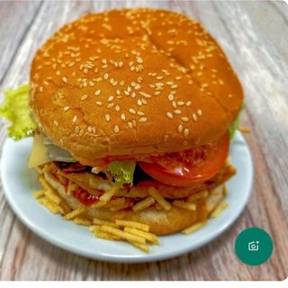 Hamburguesa grande de pollo