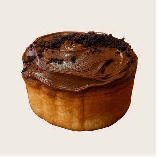 Rollo Nutella vegana con Oreos