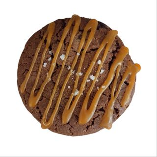 Galleta Salted caramel con escamas de salinas de Navarra