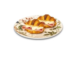 Medialuna de jamón y queso