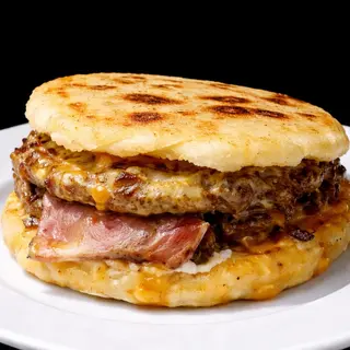 Arepa Smash Bacon