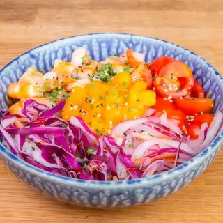 Poke  Langostinos Acevichados