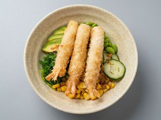 Poke Langostino Tempura