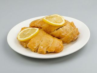 7. Pollo salsa al limón