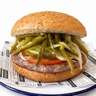 45- Hamburguesa Tex Mex Picante