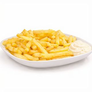 Patatas Fritas Doble Con Mayonesa