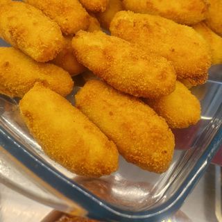 Croquetas caseras de queso (5ud)