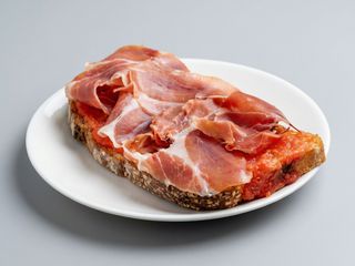 Tostada de jamón serrano