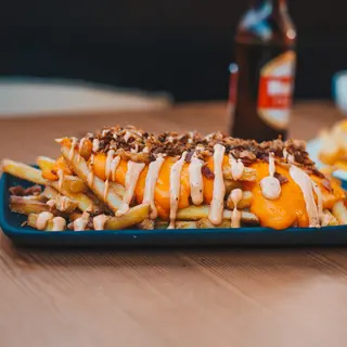Bacon cheese fries