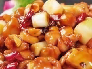 64. Pollo con salsa picante