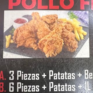 Menú A:: Pollo Frito