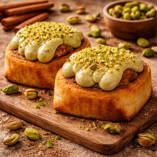 Cinnamon Roll de Pistachos